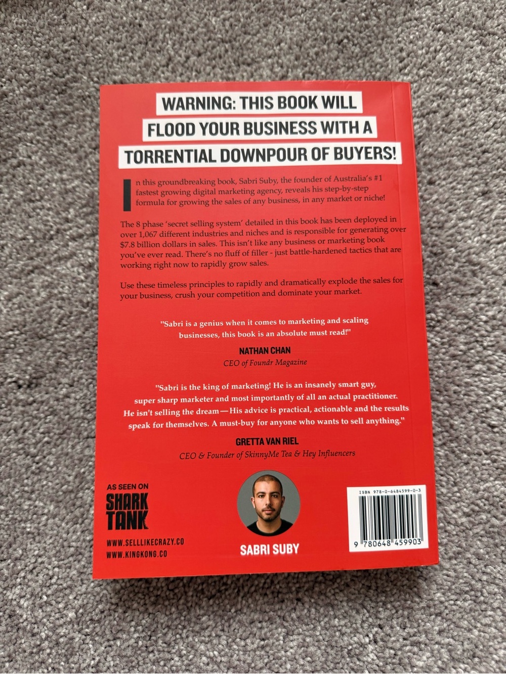 Sell Like Crazy Paperback Book - Red Cover - Picture 6 of 6
